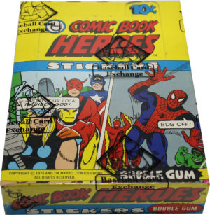 1975 Topps Marvel Comic Book Heroes Unopened Wax Box (BBCE)