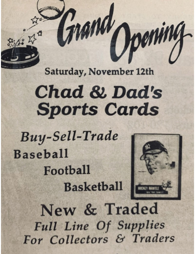 Chad and Dad's Sports Cards