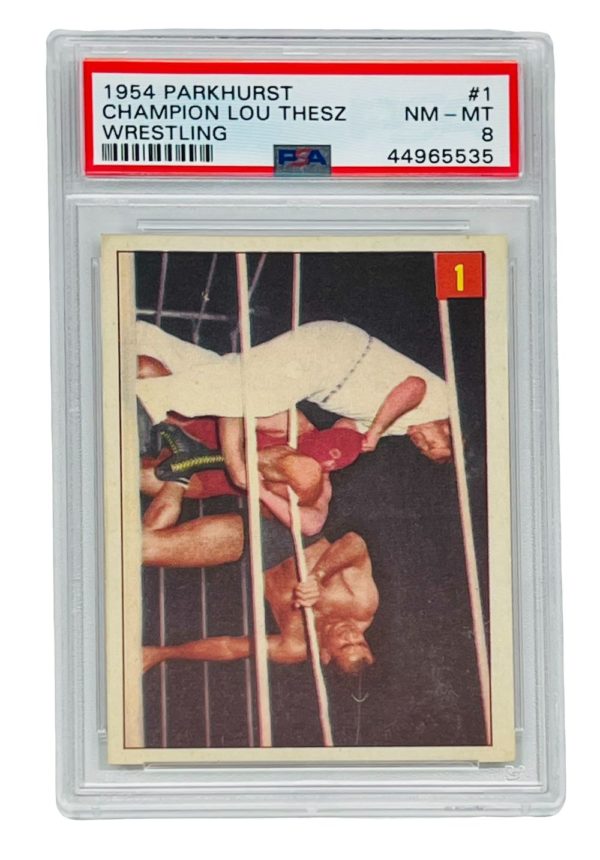 1954 Parkhurst Champion Lou Thesz PSA 8