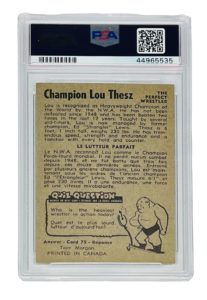 1954 Parkhurst Champion Lou Thesz PSA 8