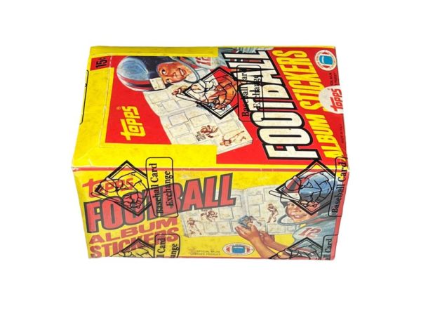 1981 Topps Football Album Stickers Box (BBCE)