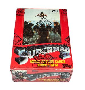 1981 Topps Superman II Wax Box (BBCE)