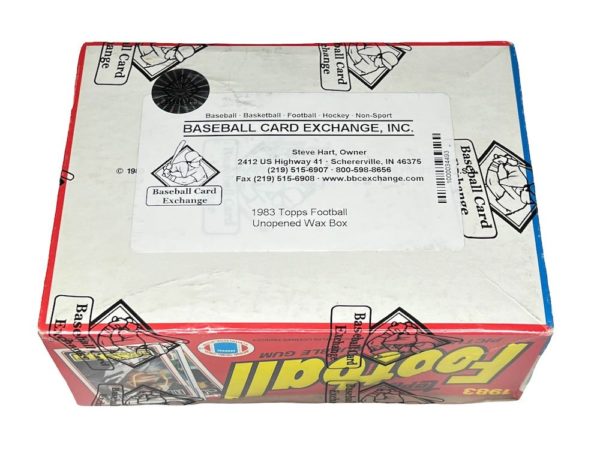 1983 Topps Football Wax Box (BBCE)