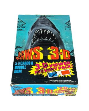 1983 Topps Jaws 3-D Wax Box (BBCE)