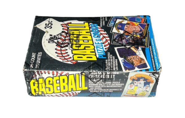 1985 Leaf Baseball Wax Box (BBCE)
