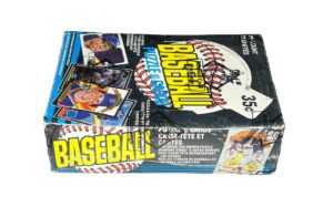 1985 Leaf Baseball Wax Box (BBCE)