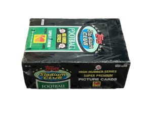 1992 Topps Stadium Club High Series Football Wax Box