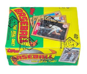 1987 Topps Baseball Wax Box (BBCE+FASC)