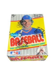 1989 Fleer Baseball Wax Box (BBCE)