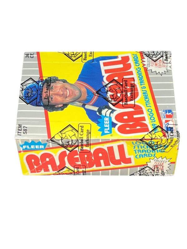 1989 Fleer Baseball Wax Box (BBCE+FASC)