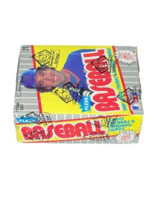 1989 Fleer Baseball Wax Box Error Code 83491 (BBCE+FASC)