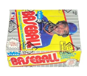 1989 Fleer Baseball Wax Box Error Code 83621 (BBCE+FASC)