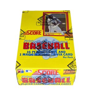 1990 Score Baseball Wax Box (BBCE+FASC)