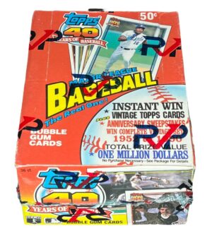 1991 Topps Baseball Wax Box (RVP+FASC)