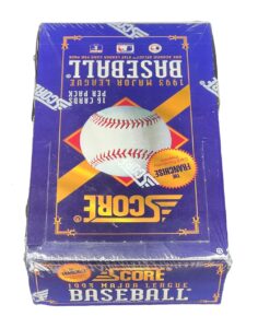 1993 Score Baseball Wax Box (Factory Sealed)