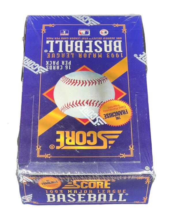 1993 Score Baseball Wax Box (Factory Sealed)