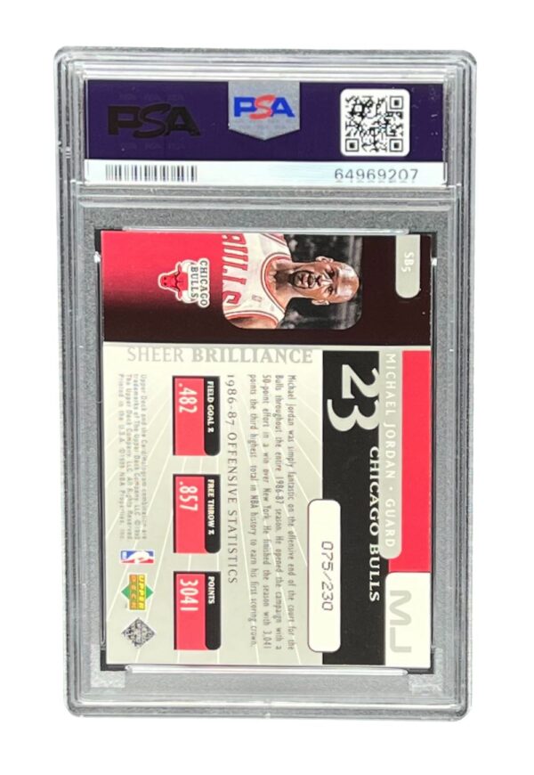 1998 Upper Deck Michael Jordan Sheer Brilliance (PSA 9)