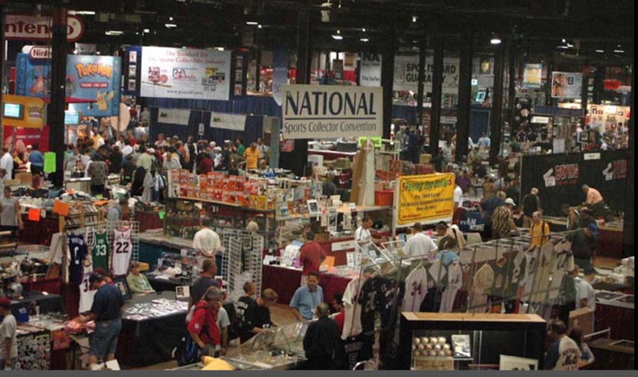national sports collectors convention floor