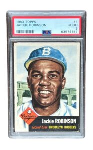 1953 Topps Jackie Robinson (PSA 2)