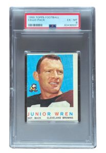 1959 Topps Football Cello Pack (PSA 6)