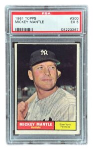 1961 Topps Mickey Mantle (PSA 5)