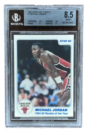 1985 Star Last 11 ROY'S Michael Jordan (BGS 8.5)