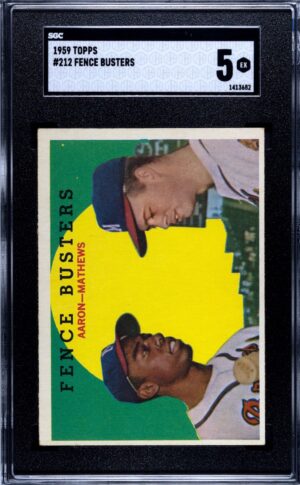 1959 Topps Fence Busters (SGC 5)