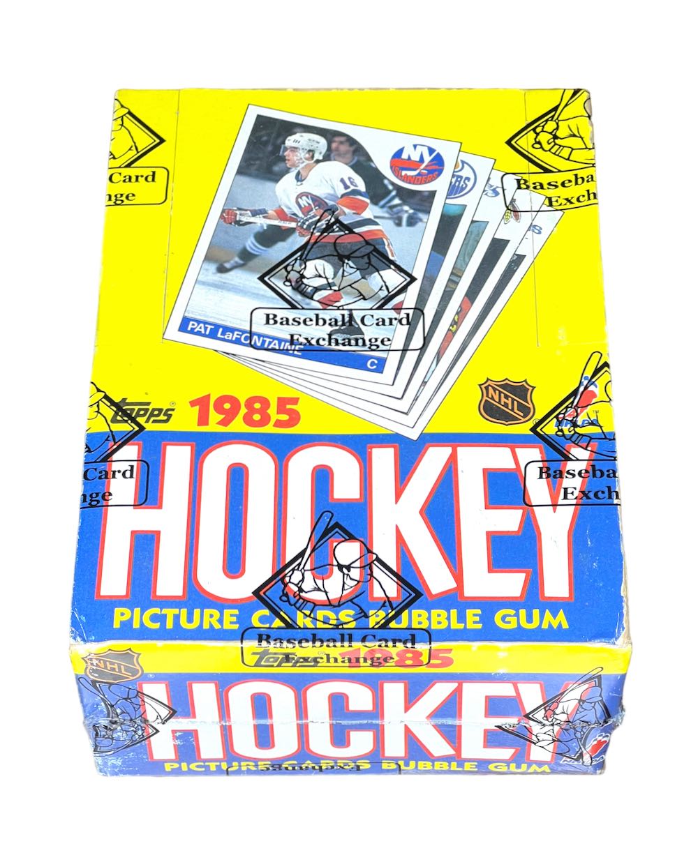1985-86 Topps Hockey Wax Box (BBCE)