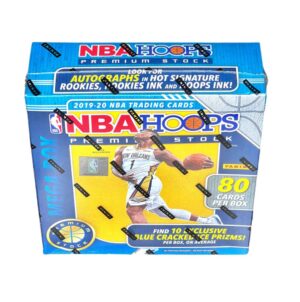 2019-20 Panini NBA Hoops Premium Stock Basketball Mega Box (Blue)