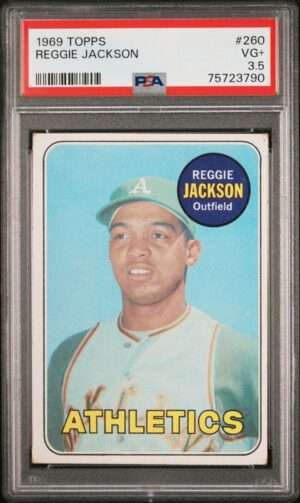 1969 Topps Reggie Jackson (PSA 3.5)