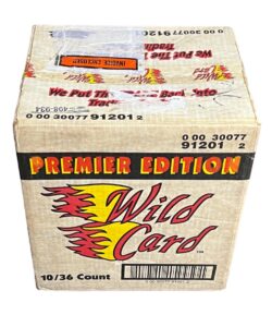 1991 Wild Card NFL Premier Edition 10 Box Wax Case