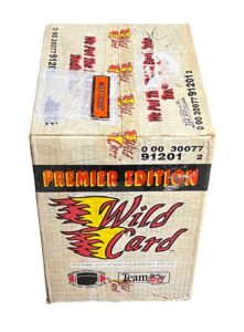 1991 Wild Card NFL Premier Edition 10 Box Wax Case