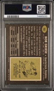 1969 Topps Bob Griese (PSA 5)