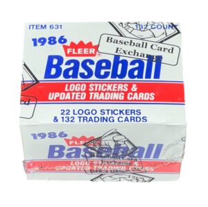 1986 Fleer Update Baseball Factory Set (BBCE+FASC)