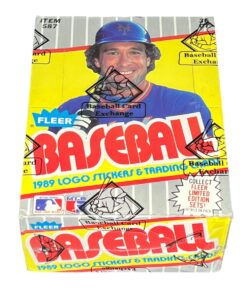 1989 Fleer Baseball Wax Box Error Code 83552 (BBCE+FASC)