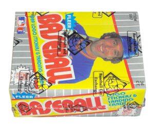 1989 Fleer Baseball Wax Box Error Code 83552 (BBCE+FASC)