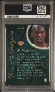 1996 Flair Showcase Kobe Bryant Class Of 96 (PSA 9)